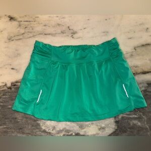 EUC Hind Size Large Green Teal‎ Athletic Skort
